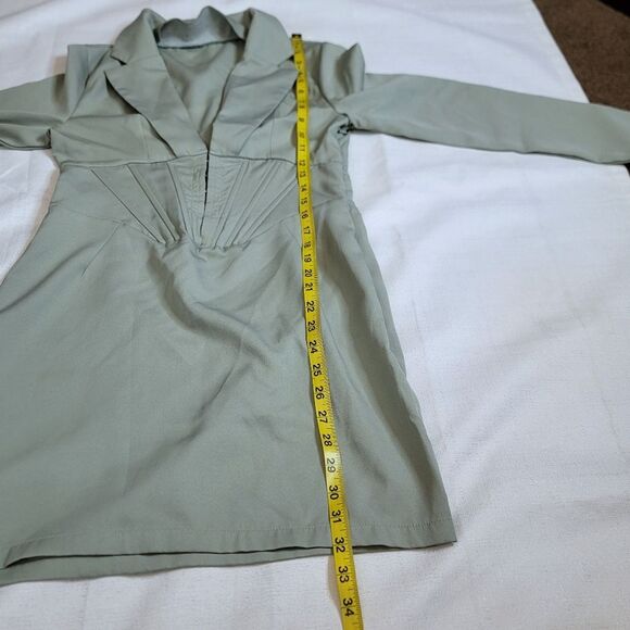 Misguided Green Blazer Dress Size 6 - Picture 8 of 11